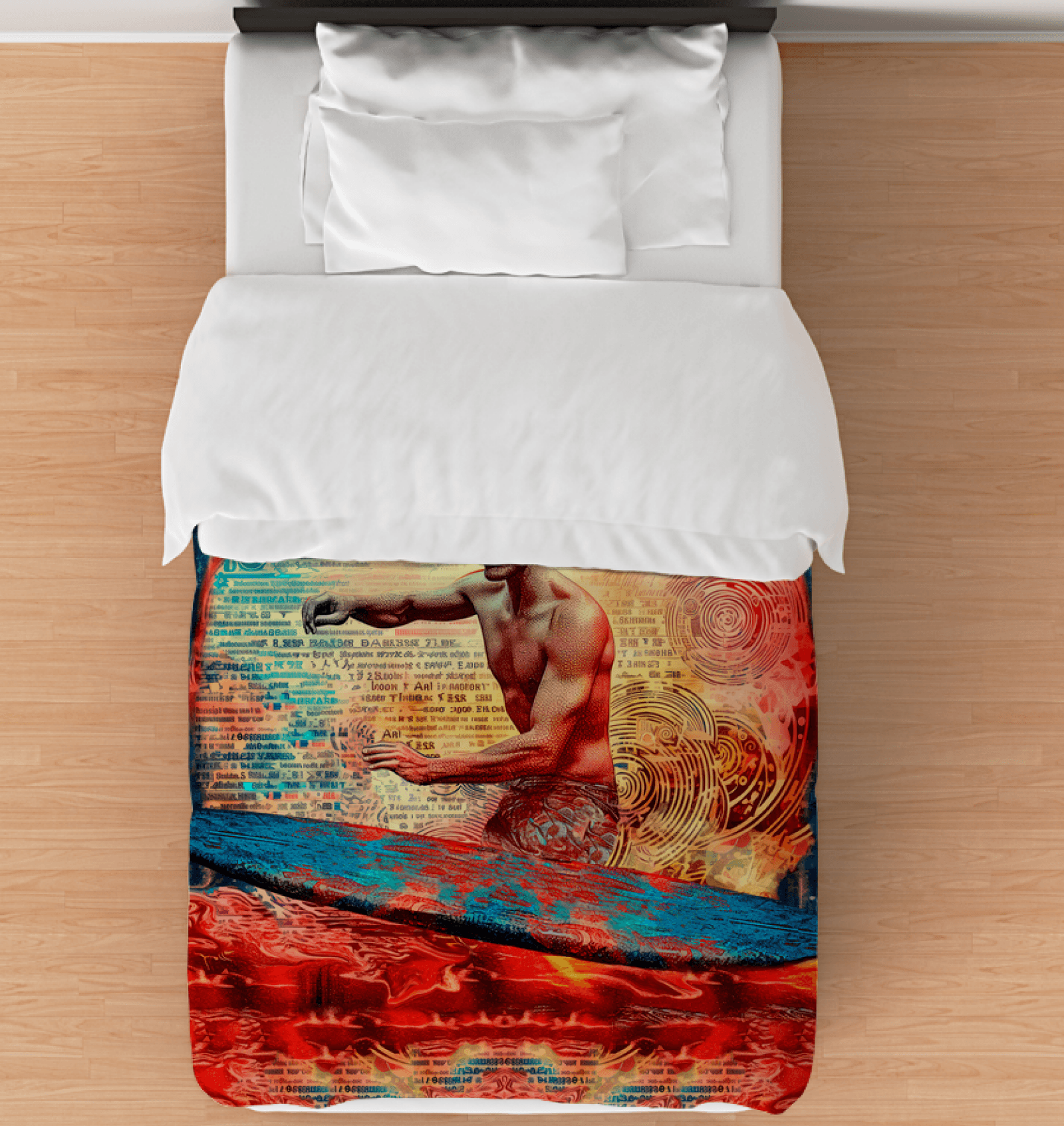 Elegant Surf Bed Comforter - Beyond T-shirts