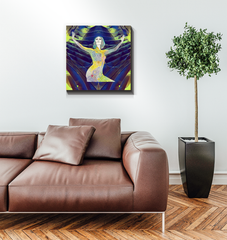 Melodic Symphony abstract canvas art.