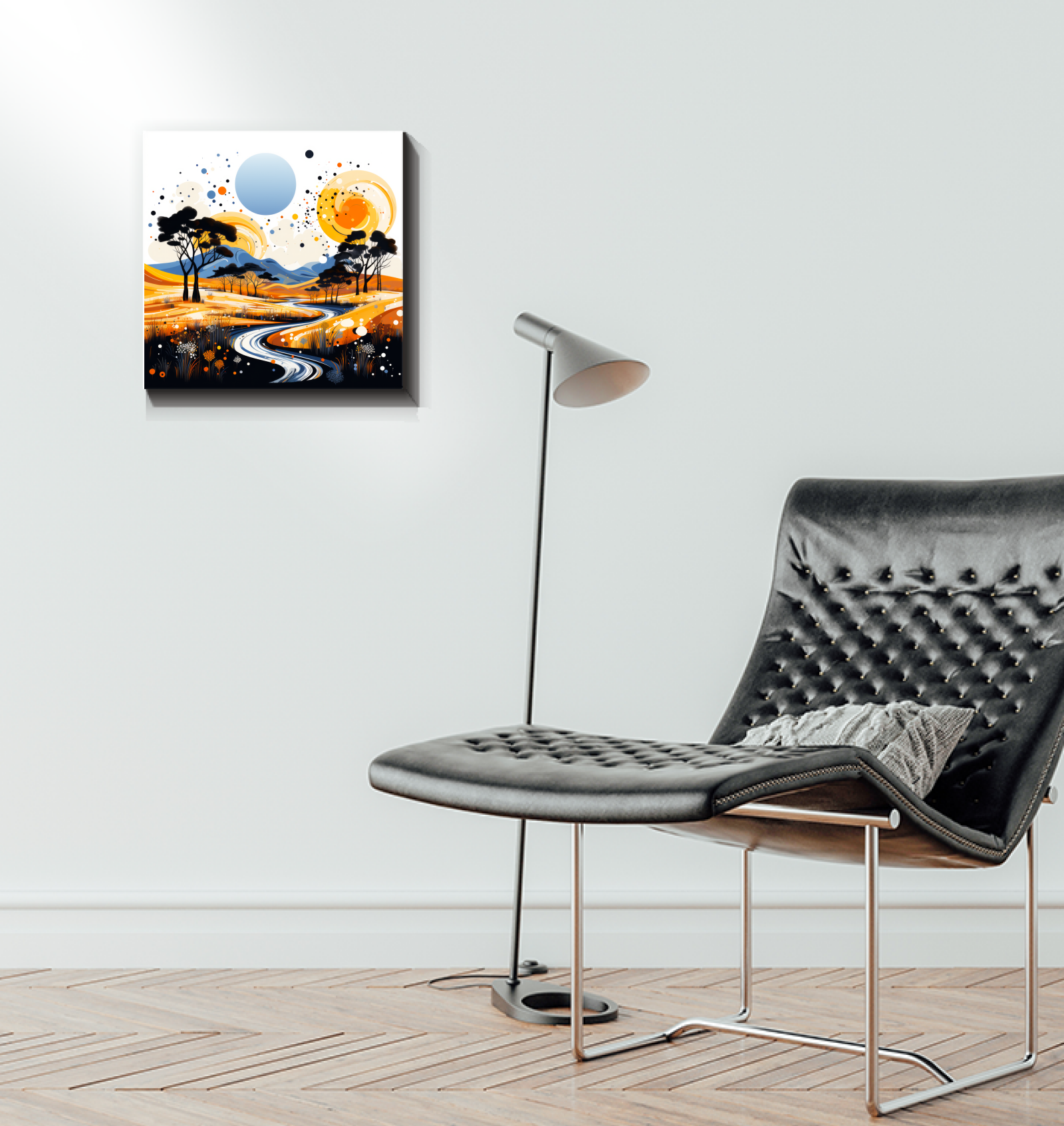 Whispering Waterfalls Landscape Canvas