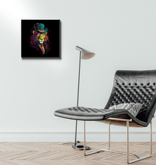 Regal Stare Canvas Art - Beyond T-shirts
