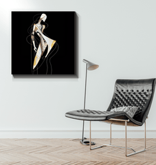 Contemporary Fashion Collage Canvas - Beyond T-shirts