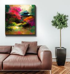 Coastal Escape Landscape Wrapped Canvas