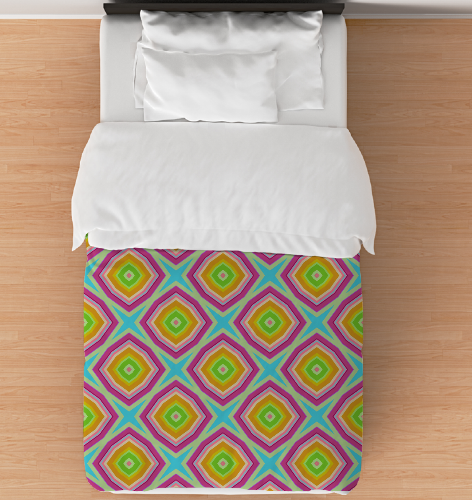 Ethnic Elegance Duvet Cover featuring intricate patterns.