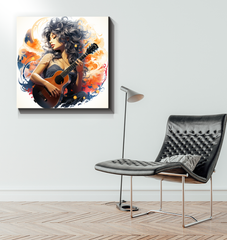 Disco Fever Music Retro Canvas Print