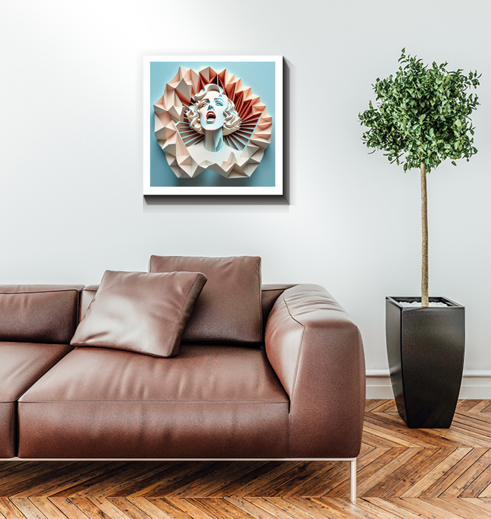 Serene Gospel Choir Choirs Wrapped Art Canvas