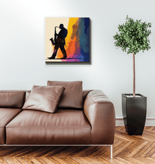 Bluesy Night - Jazz Music Canvas Artwork - Beyond T-shirts