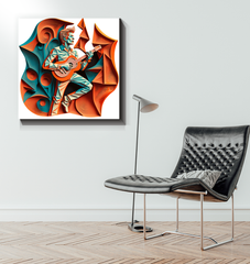 Lyric Landscape Wrapped Canvas