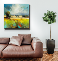 Lakeside Reflections Wrapped Canvas