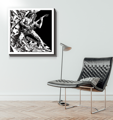 Heavy Metal Icons Wrapped Canvas