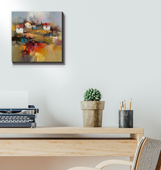 Misty Mountain Mornings Wrapped Canvas