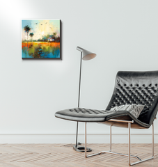 Desert Mirage Landscape Canvas Decor