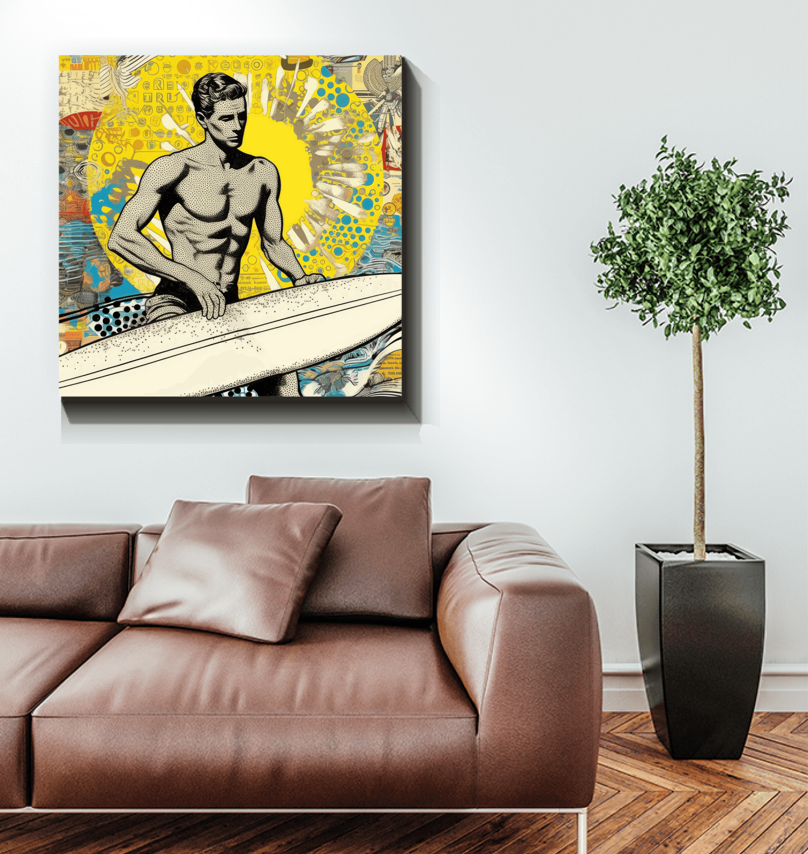 Surf Escape Canvas Art - Beyond T-shirts