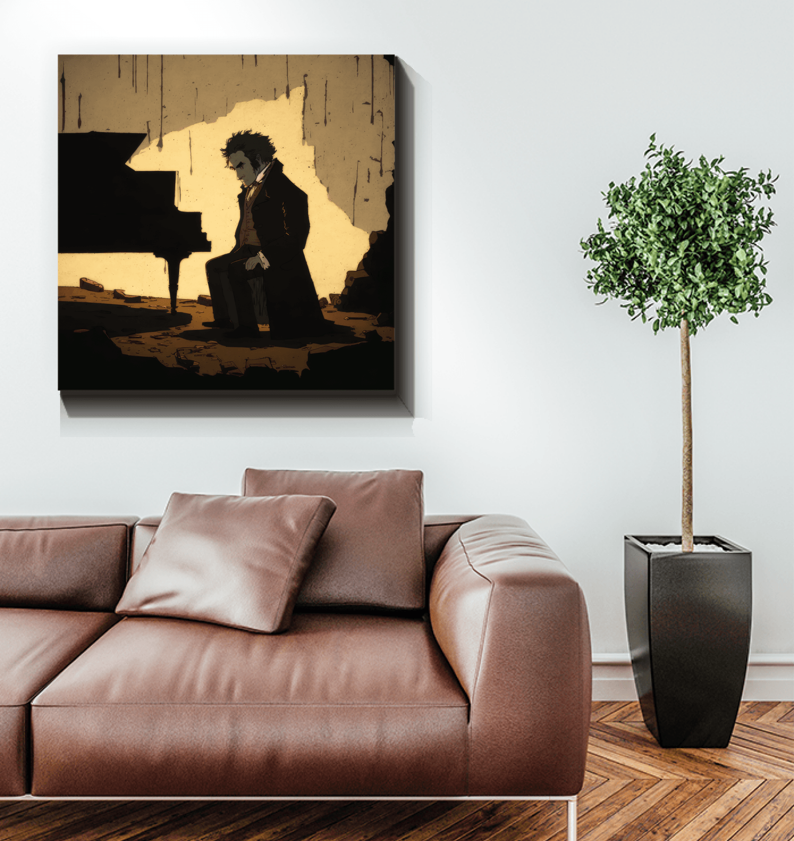 Music in the Cityscape Canvas - Beyond T-shirts