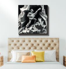 Musicians create magic moments Wrapped Canvas