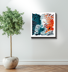 Rhythmic Rainforest Wrapped Canvas