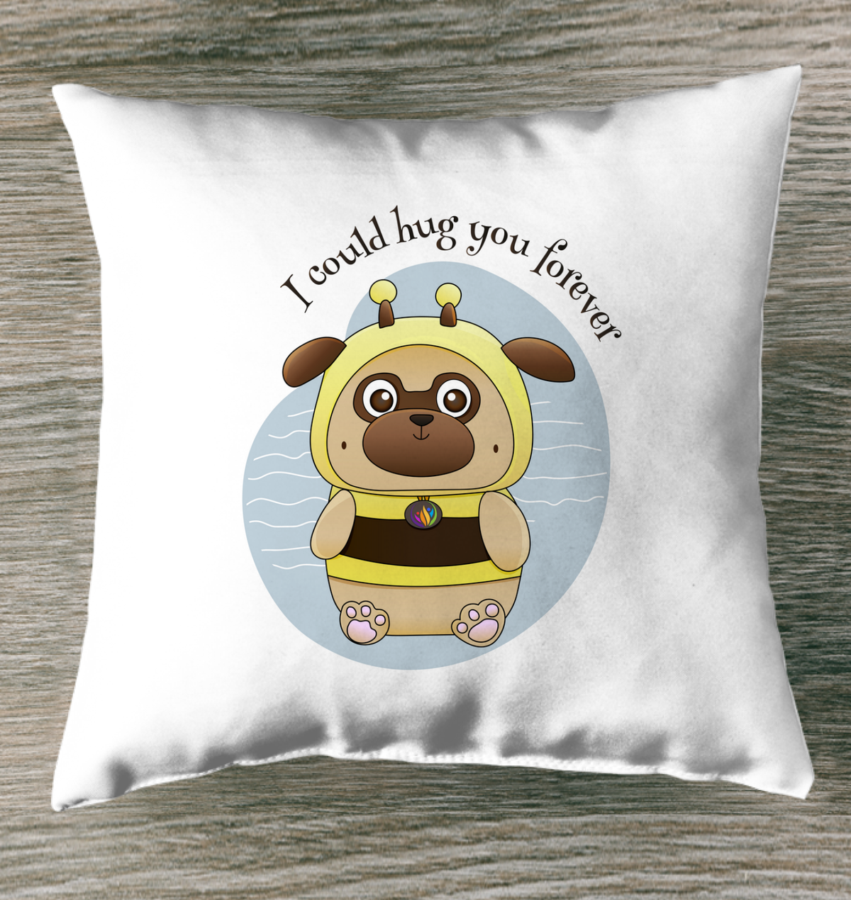 I Could Hug You Forever Indoor Pillow