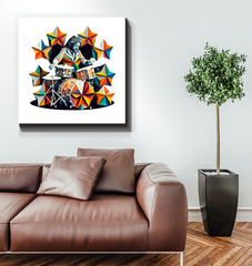 Tuneful Tunes Wrapped Canvas