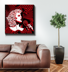 Punk Pulse Wrapped Canvas