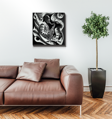 Music speaks without words Wrapped Canvas