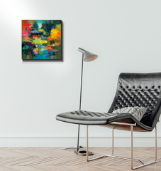 Enchanted Forest Landscape Wrapped Canvas