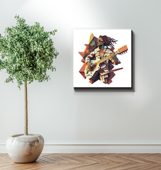 Melodic Marvel Wrapped Canvas