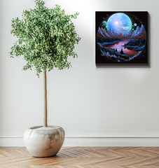 Majestic Maples Autumn Landscape Canvas