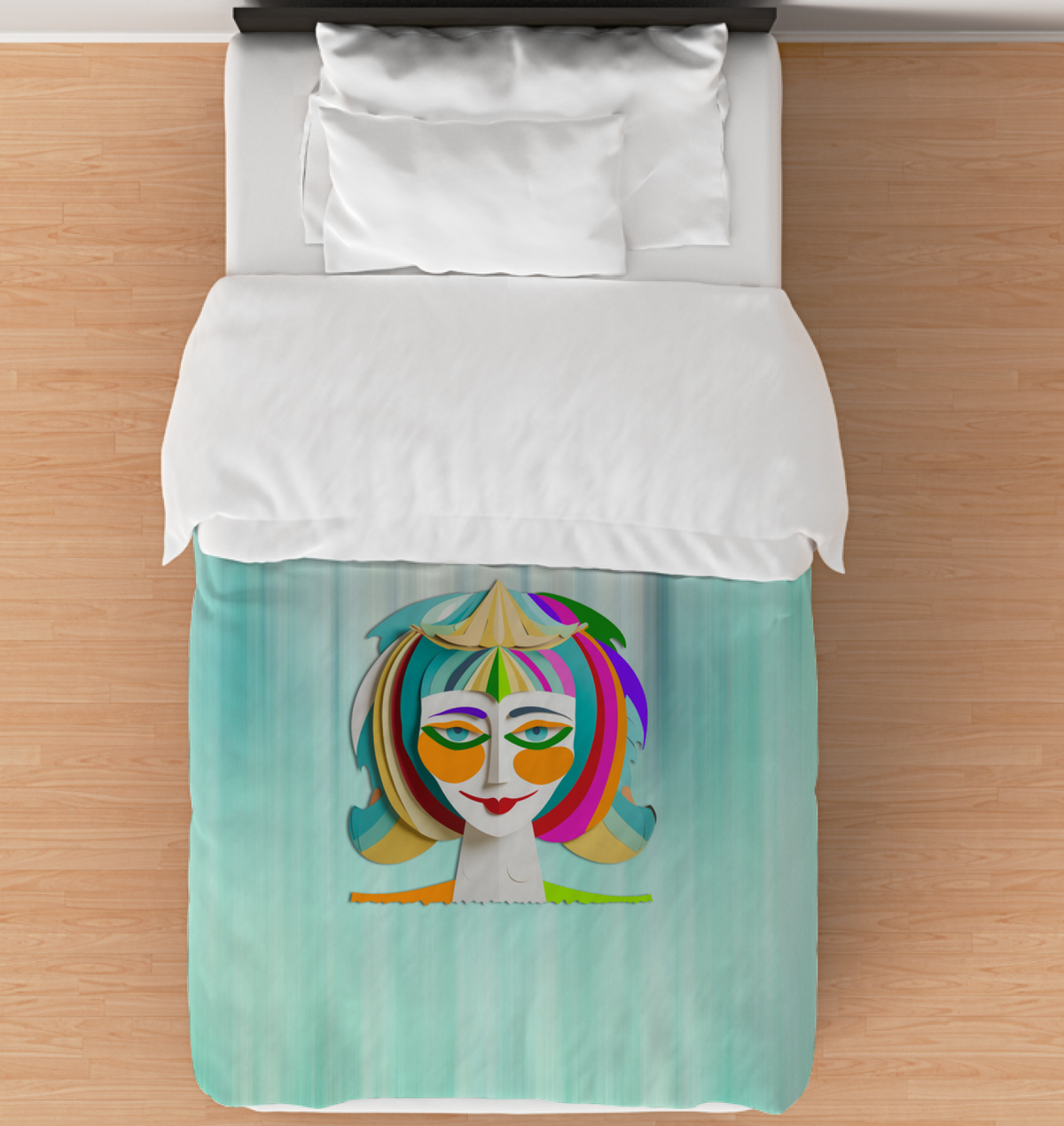 Once Upon a Dream Comforter on a bed