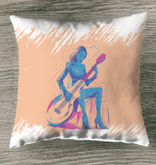 Melodic Couture Patio Pillow - Beyond T-shirts