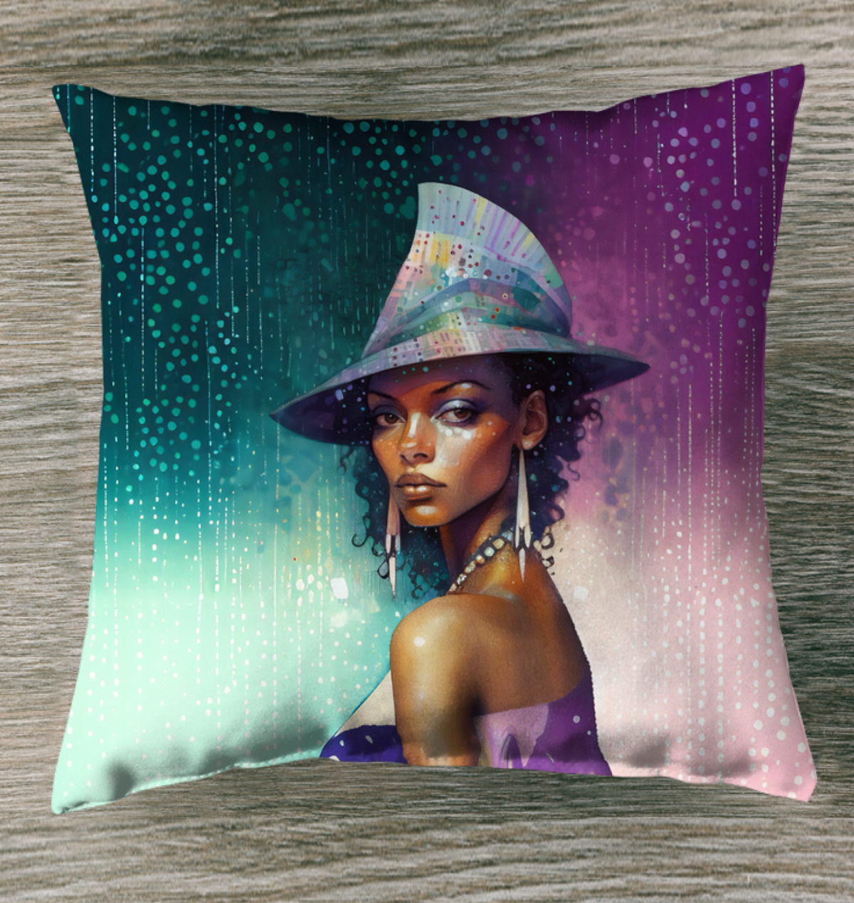 Ocean Serenity Beyond Style Indoor Pillow with serene ocean design.