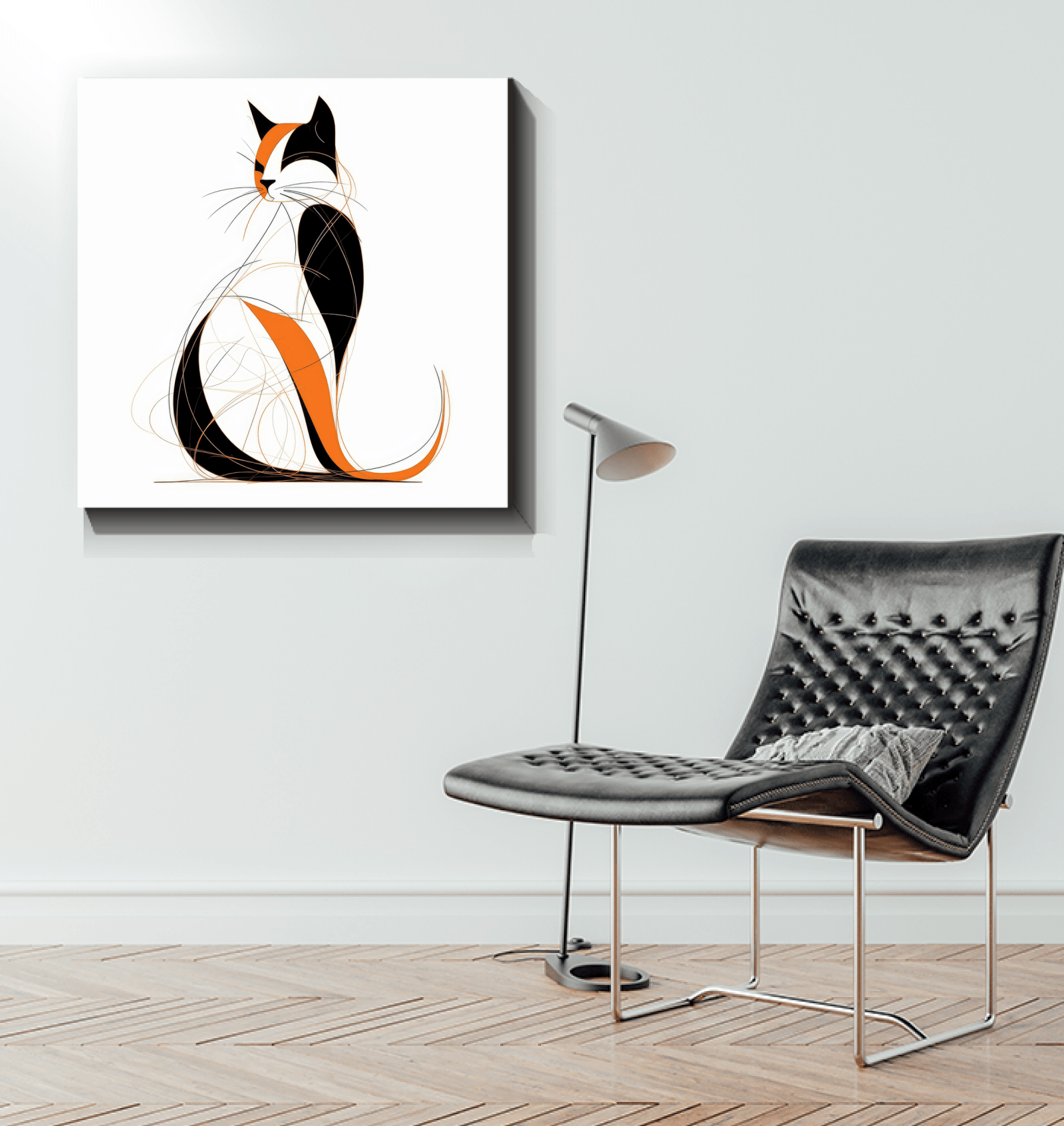 Graceful Cat Watercolor Dream Canvas - Beyond T-shirts