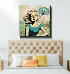 Surfing Luminary Canvas Art - Beyond T-shirts