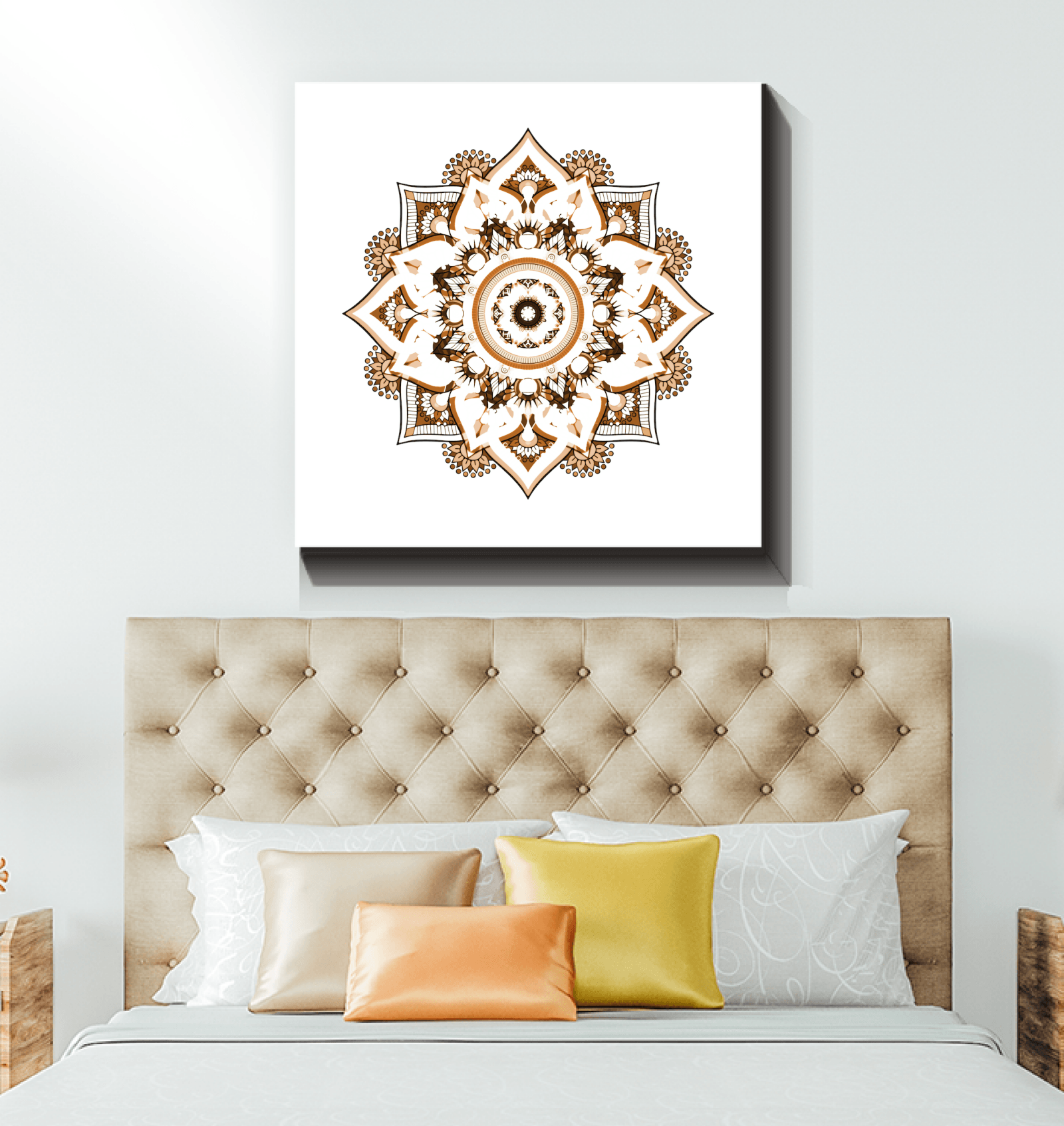 Mandala Wisdom Metal Wall Clock - Beyond T-shirts