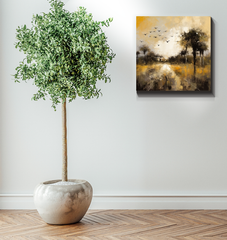 Mountain Art Majesty Landscape Wrapped Canvas