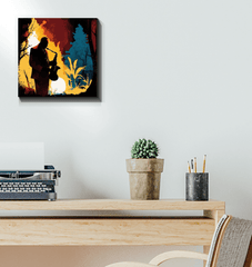 Harmonious Melodies - Abstract Music Canvas Art - Beyond T-shirts