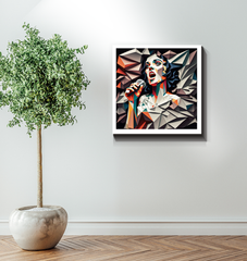 Bold grunge canvas for modern interiors