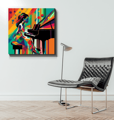 Elegant Couture Harmony Wrapped Canvas - Beyond T-shirts