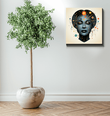 Abstract Portraits of Women's Essence: Canvas Art - Beyond T-shirts