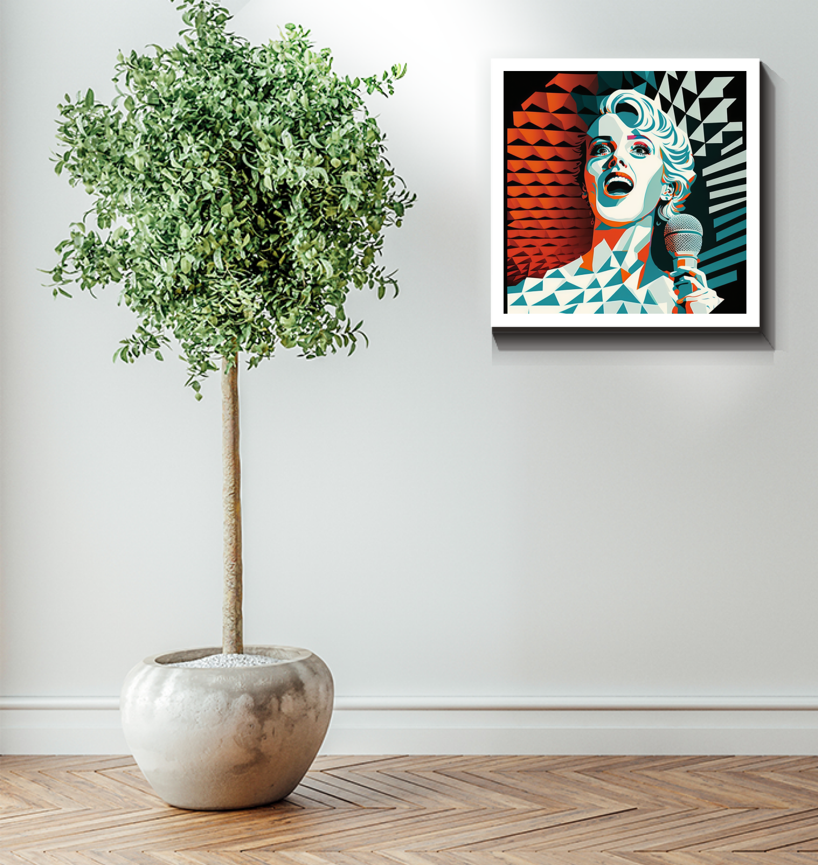 Rockabilly Rhythms art piece for home decor