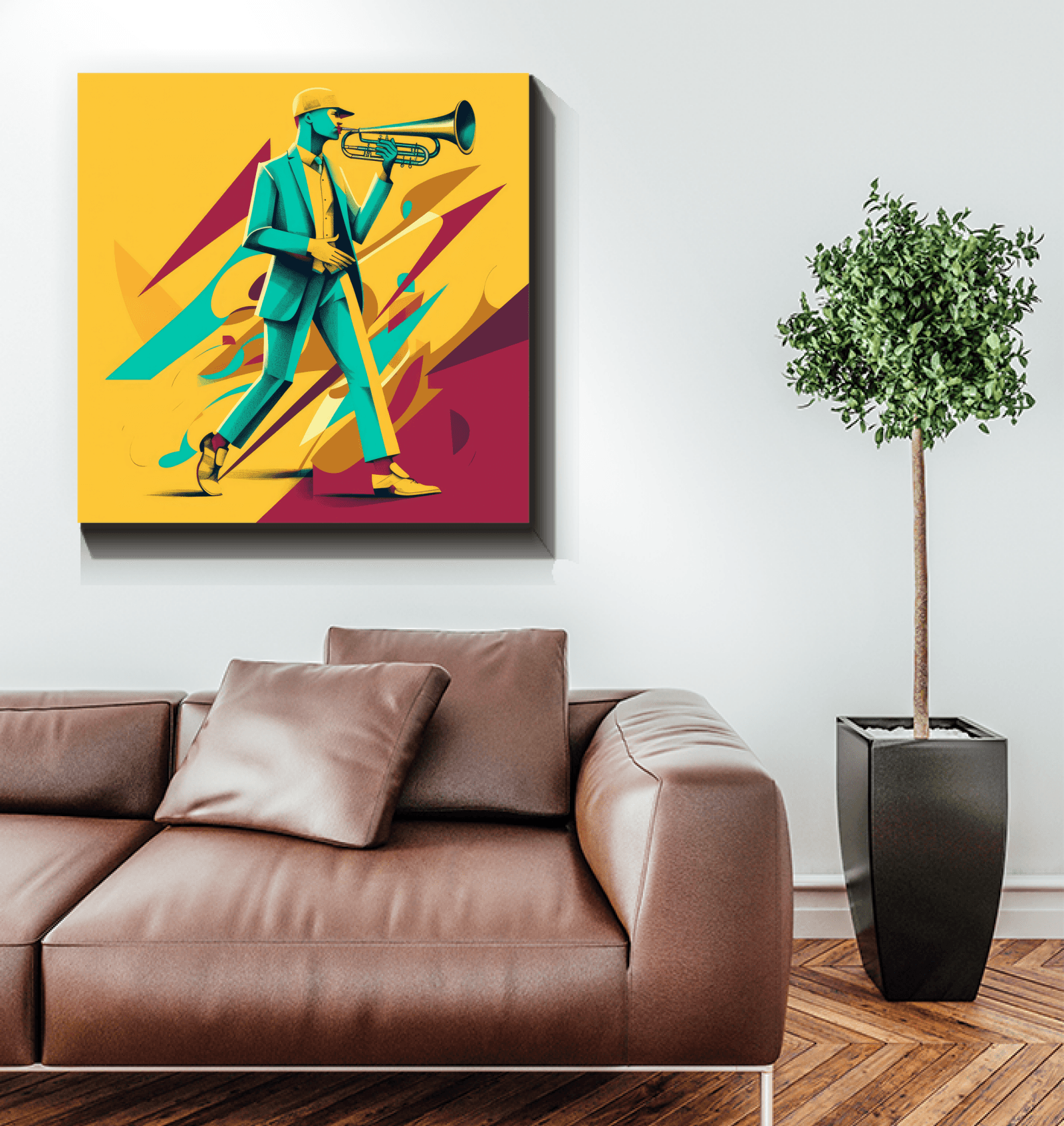 Jazzed Up Elegance Canvas Print - Beyond T-shirts