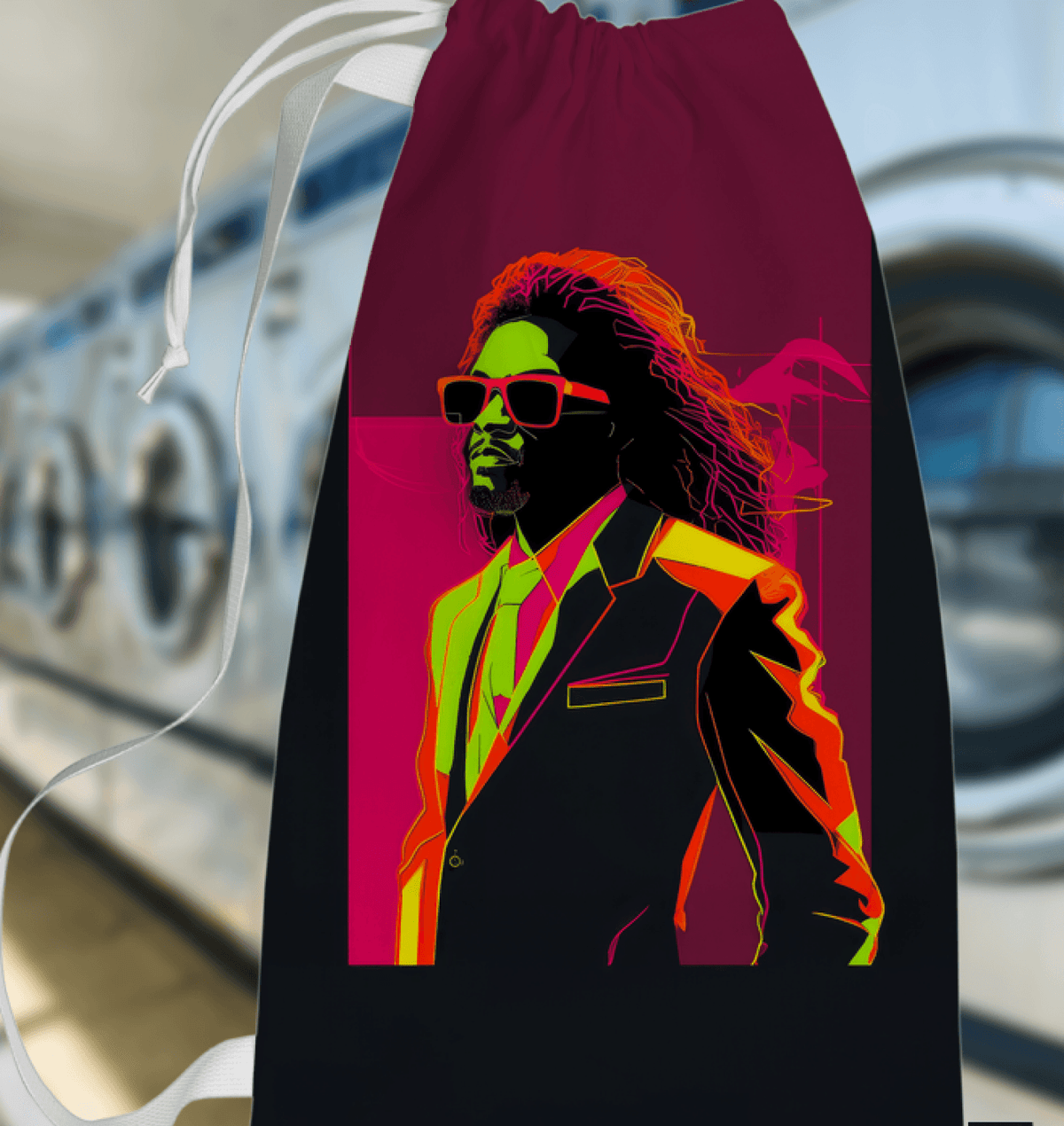 Artistic Abstraction Laundry Sack - Beyond T-shirts