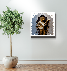 Melodious Muse Wrapped Canvas
