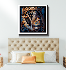 Classic Swing Dance Pose on Premium Wrapped Canvas