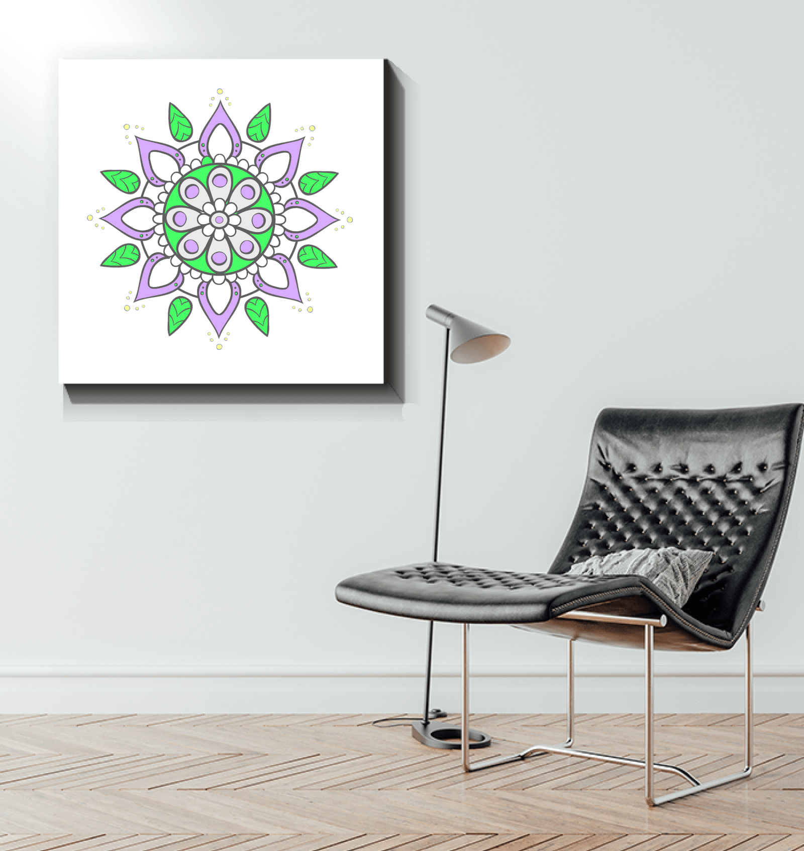 Mandala Blossoms Canvas Triptych - Beyond T-shirts