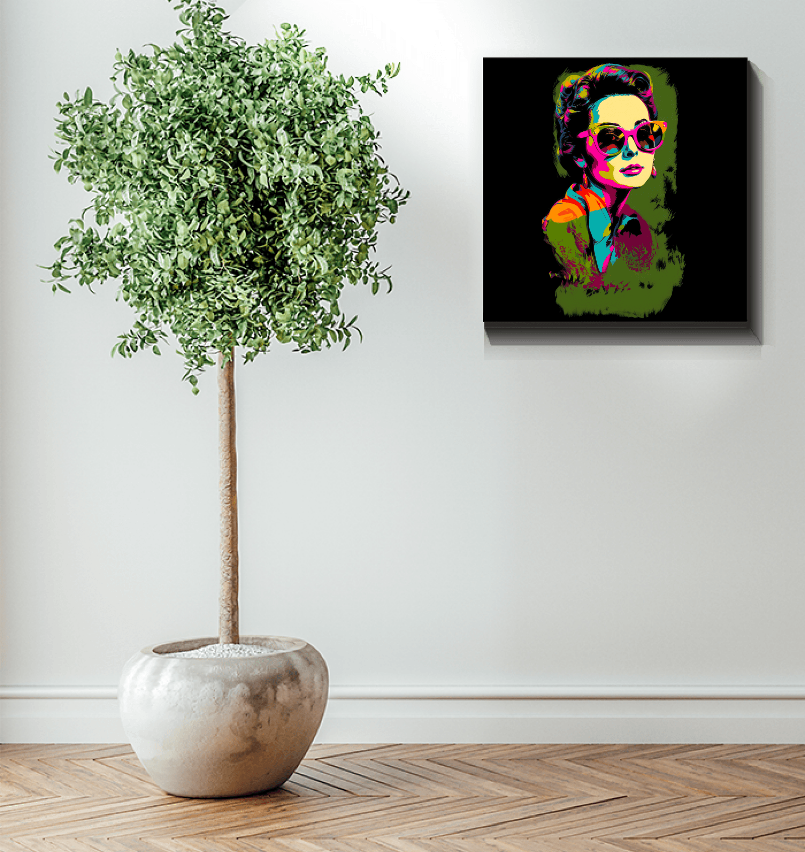 Modern Vogue Illustration Canvas - Beyond T-shirts