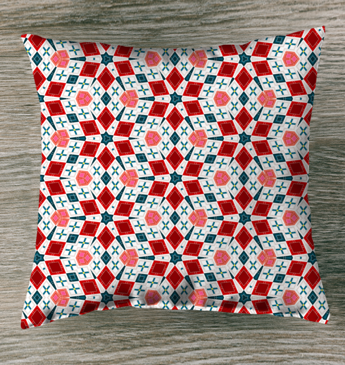 Enchanting Kaleidoscope Outdoor Pillow