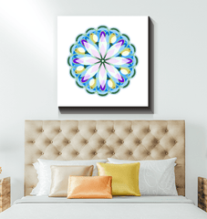 Mandala Enchantment Glass Print - Beyond T-shirts