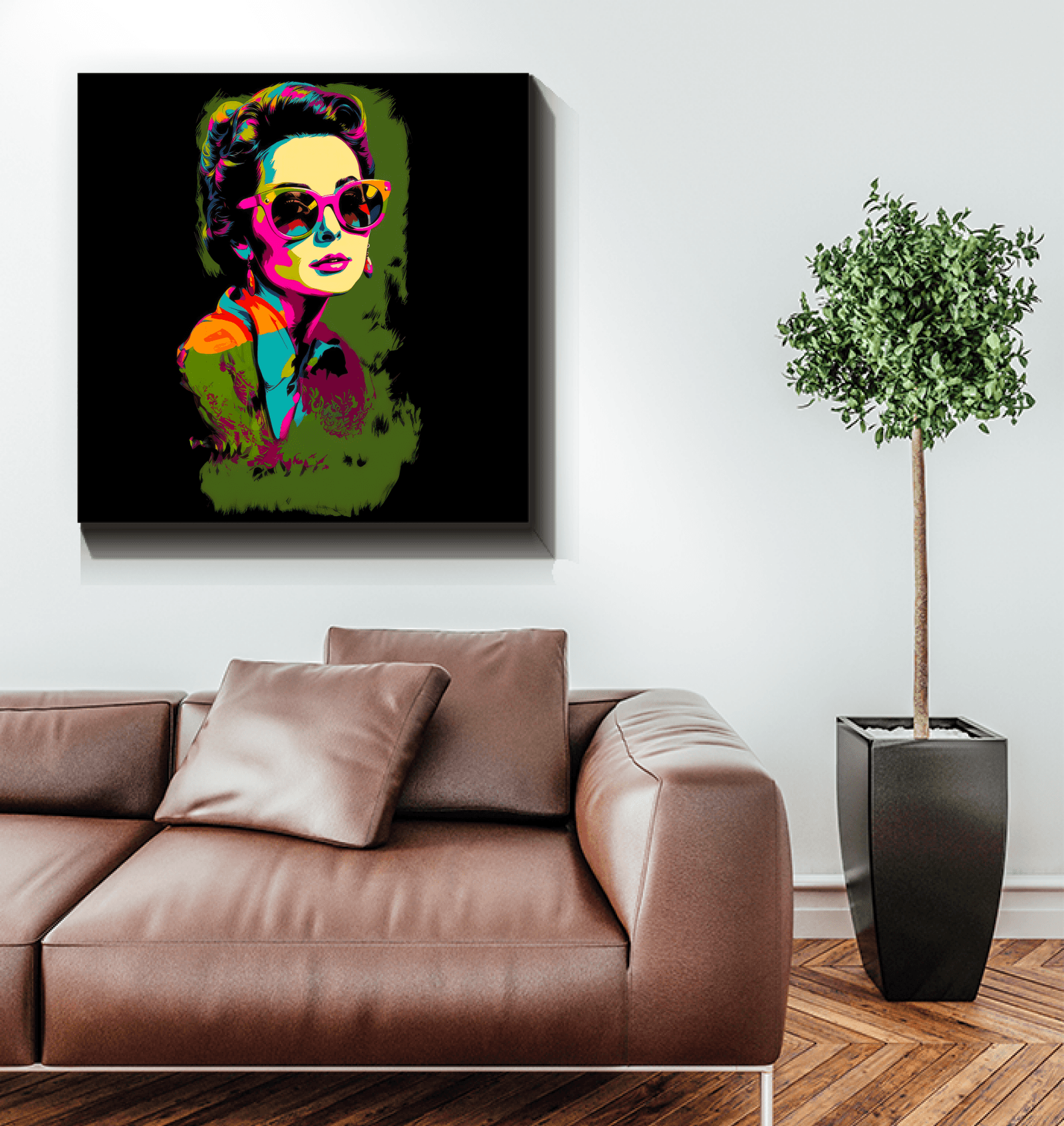 Modern Vogue Illustration Canvas - Beyond T-shirts