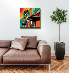 Elegant Couture Harmony Wrapped Canvas - Beyond T-shirts