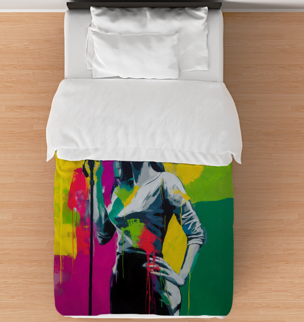 Tranquil Abstract Escape Duvet Cover