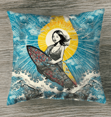 Surfing 1 40 Indoor Pillow - Beyond T-shirts